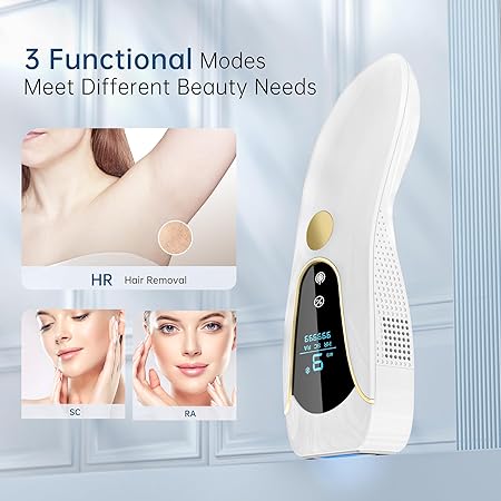 SilkGlow™ - IPL Hair Removal Device with Ice Cooling Technology