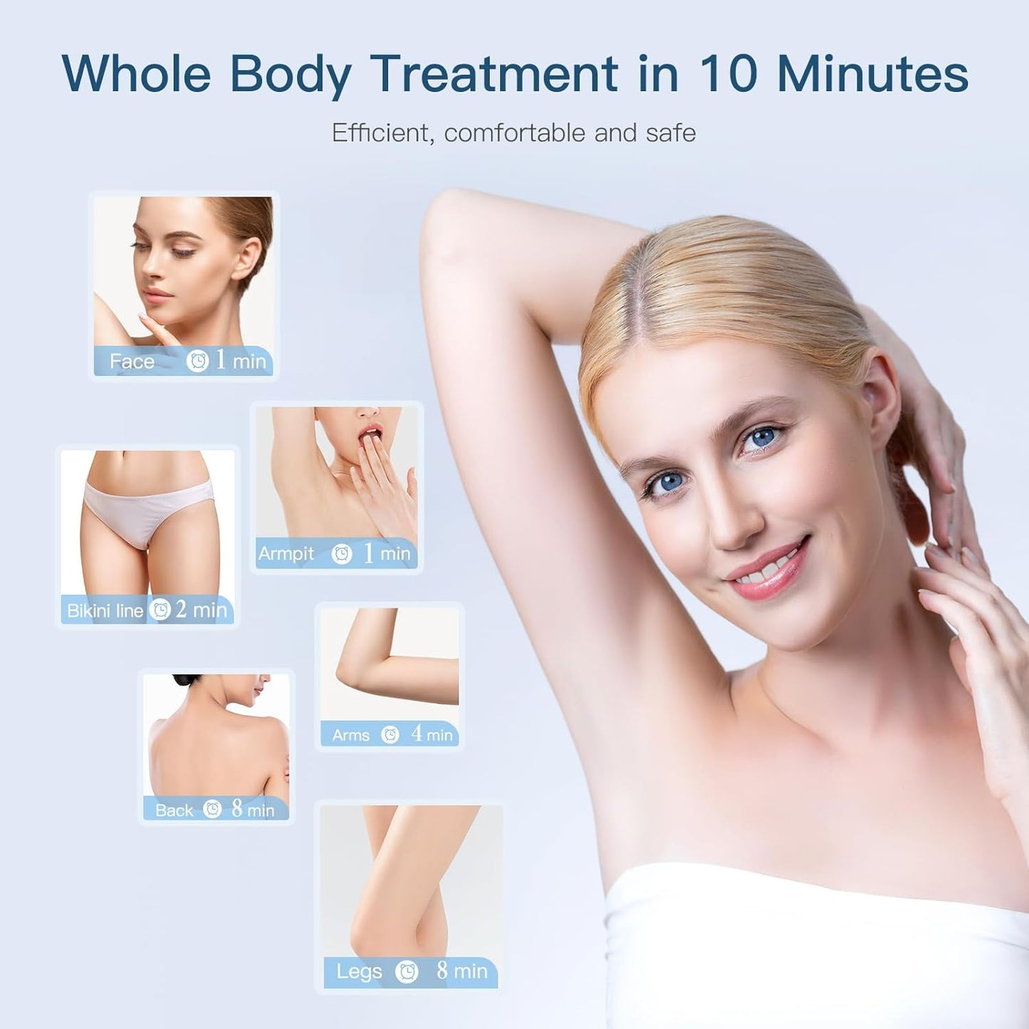 SilkGlow™ - IPL Hair Removal Device with Ice Cooling Technology