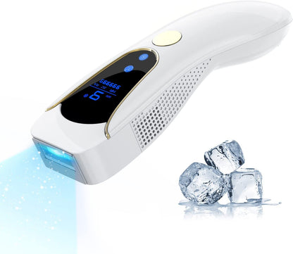 SilkGlow™ - IPL Hair Removal Device with Ice Cooling Technology